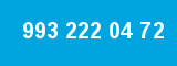993 222 04 72 993 222 04 72